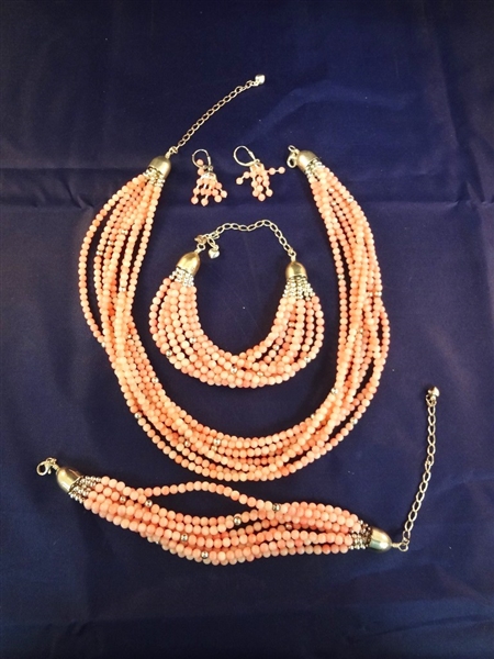 Desert Rose Trading Sterling Silver Earrings, Bracelets, and Necklace