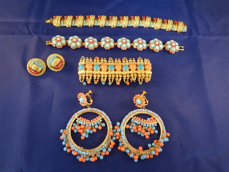 Joan Rivers (2) Bracelet and Matching Earrings Sets