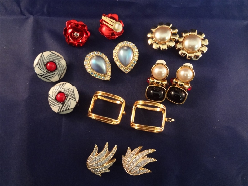 (7) Joan Rivers Vintage Jewelry Earring Sets