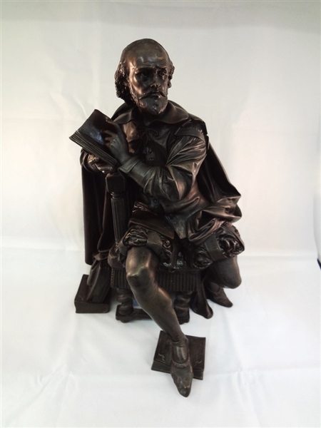 Shakespeare Sitting Bronze Sculpture