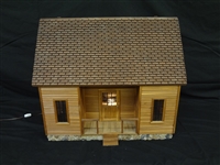 Pioneer Style Hand Made Doll House Log Cabin