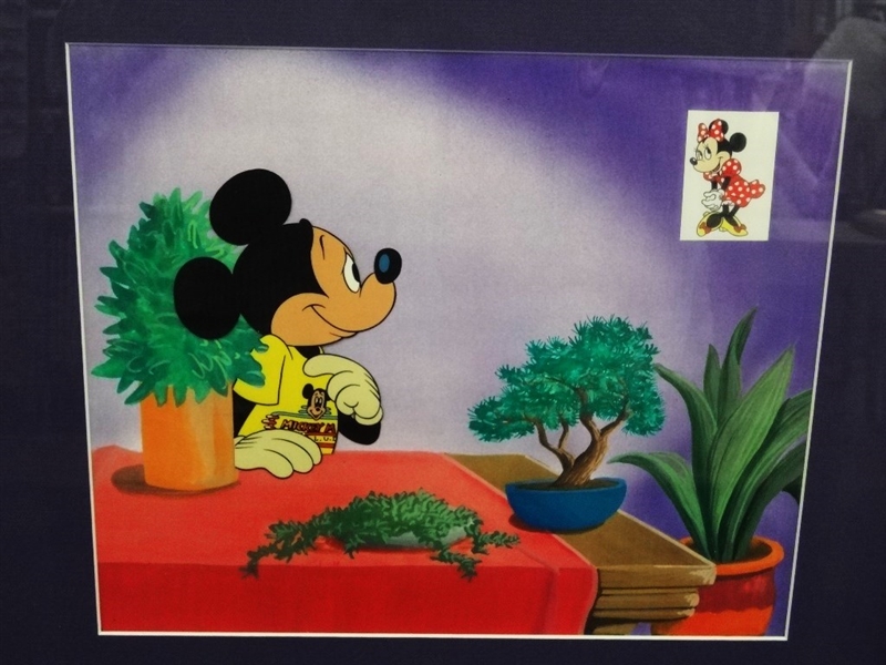 Walt Disney Mickey Mouse Production Animation Cel