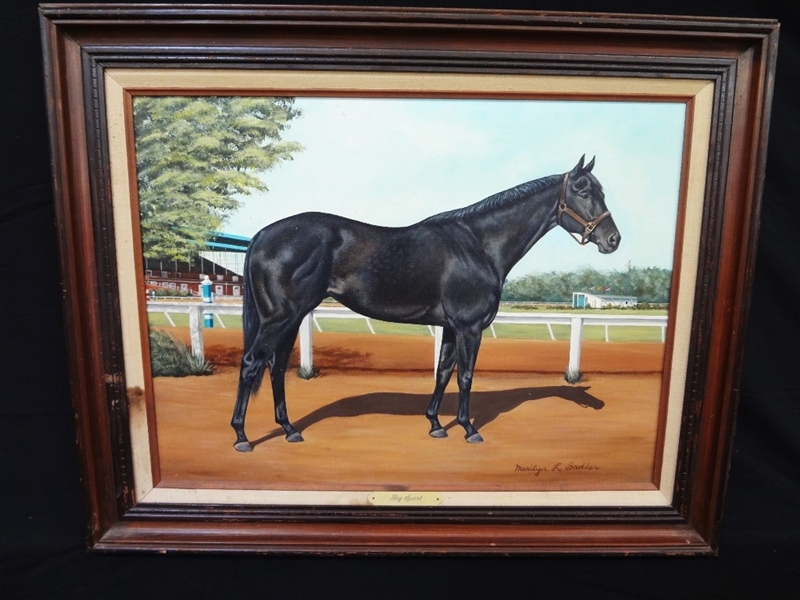 Marilyn Sadler Original Oil Painting "Big Sport" Horse