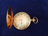 18k Gold National Watch Co. Chaux de-Fonds Pocket Watch