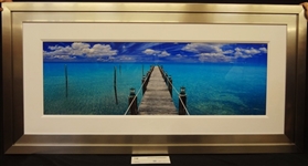 Peter Lik Original Massive Photograph: TRANQUIL BLUE: FLorida Keys #248/950