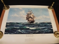 Montague Dawson Signed Lithograph "The Lahloo"