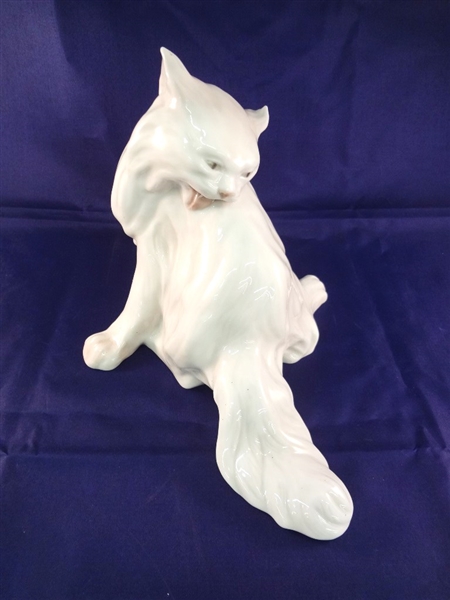 Royal Copenhagen Porcelain Cat Figurine