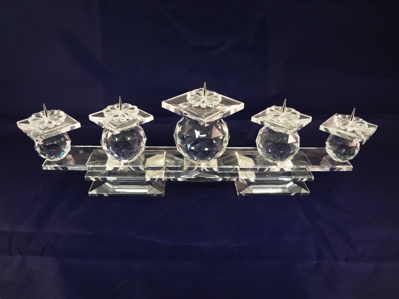Swarovski Crystal (6) Candle Candleabra 