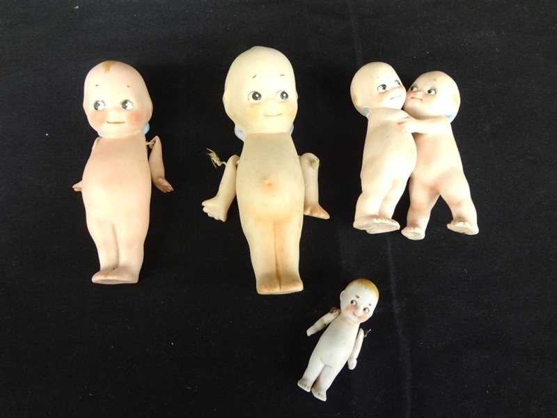 Group of Early Kewpie Dolls including Rosie ONeill Original