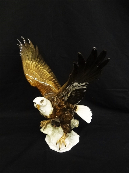 Hutschenreuther Germany Large Bald Eagle Porcelain Figurine