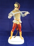 Herend Hungary Large Hadik Hussar Soldier Porcelain Figurine