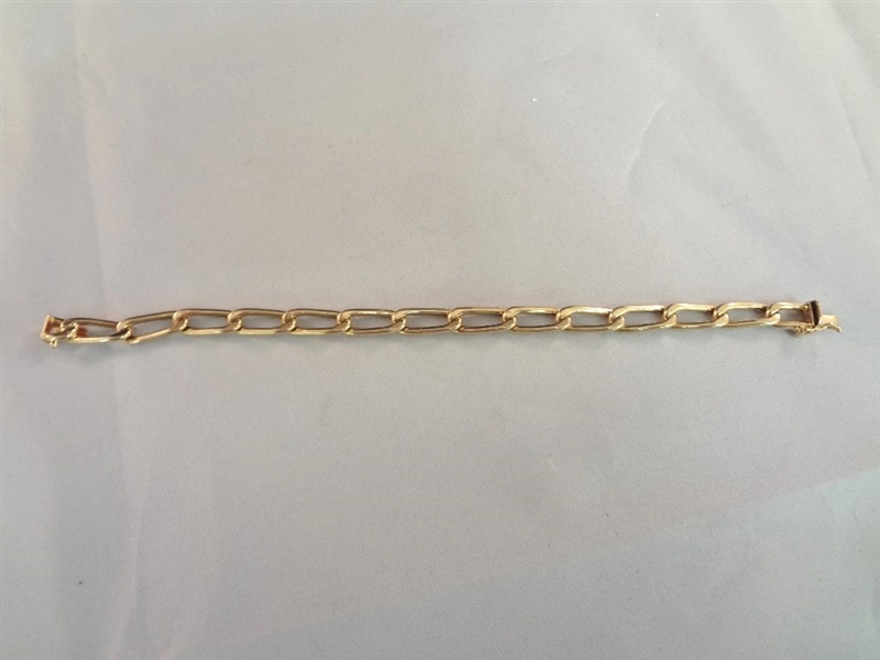14k Yellow Gold Bracelet 6.4 Grams