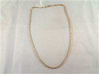 14k Gold Fancy Link Chain 16" Long