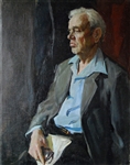 Vitally Grigoryev (Russian, b. 1957) Original Oil Portrait of A Man