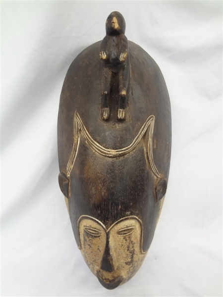 Democratic Republic of Congo Hand Carved Baboon Mask