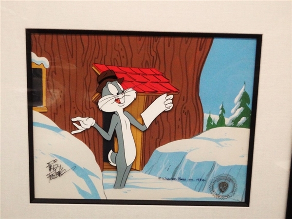 Friz Freleng Signed "Bugs Bunny" 1982 Warner Bros. Production Cel COA