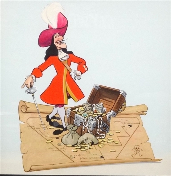 "Captain Hook" Promotional Painting Northrop Disneyland 1982