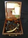 Buff and Buff 1941 US Naval Sextant in Original Mahogany Box