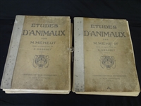 Etudes Danimaux Par M. Meheut Volumes I and II Paris 1919