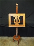 Wooden Hand Carved Sheet Music Stand