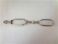 14k White Gold Victorian Folding Glasses