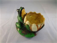 Weller Pottery Flower Frog Full Kiln Mark