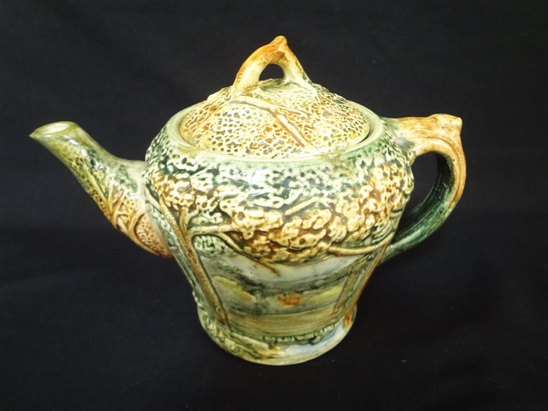 Weller Pottery "Forest" Tea Pot 1920s
