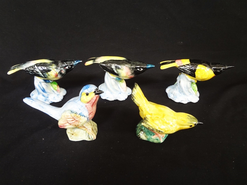 (4) Stangl Pottery Birds Orioles, Others