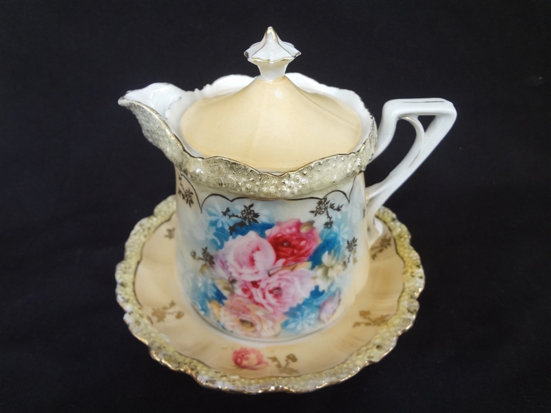 R.S. Prussia Lidded Sauce/Gravy With Underplate