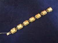 800 Silver Cameo Chariot Link Bracelet