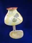 Uno Favorite Bavarian Luster Dragonfly Shade Candlestick