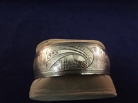 1933 Chicago Worlds Fair Sterling Silver Cuff Bracelet