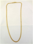14k Gold Chain Box Link Chain Necklace 18" Long