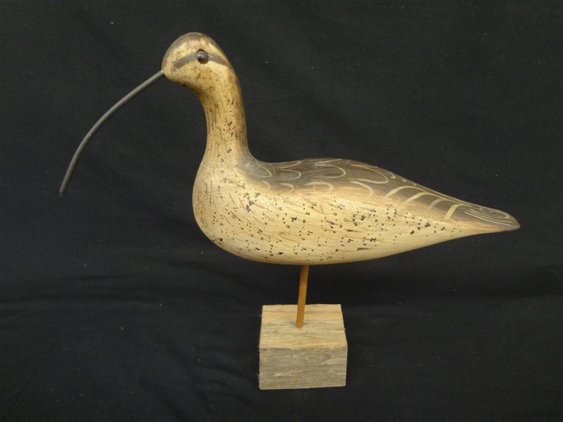 Will Kirkpatrick Hand Painted And Carved Water Bird Decoy