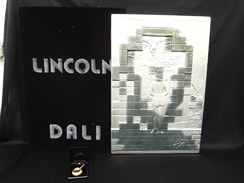 "Lincoln in Dalivision" Platinum Plaque Optical Illusion Edition to 95 pieces