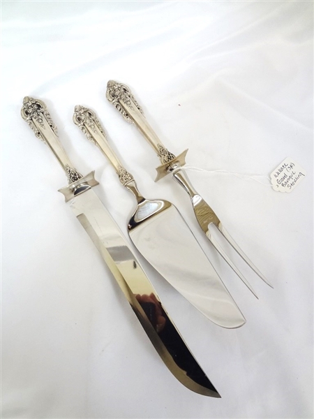 Wallace Sterling Silver "Grand Baroque" Serving Set