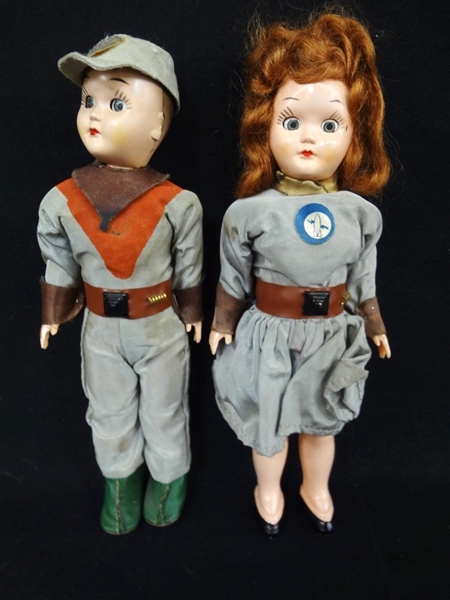 Original Tom Corbett Space Cadet Dolls 1952