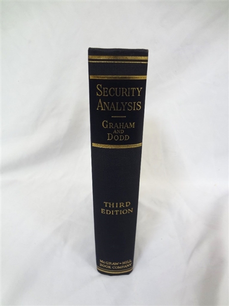 Security Analysis, Principles and Techniques: Benjamin Graham & David Dodd 1951
