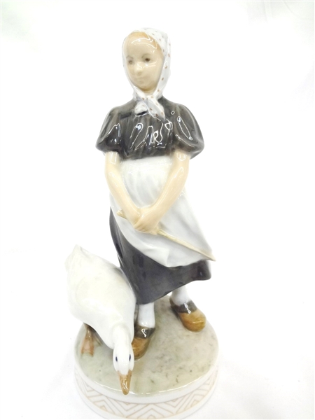 Royal Copenhagen Figurine "Girl With Goose" #527