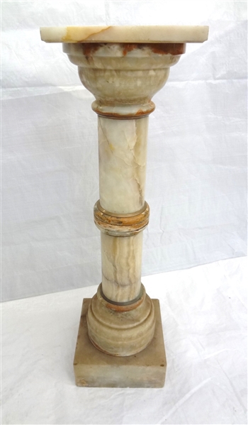 Solid Marble Stand Brass Mounts