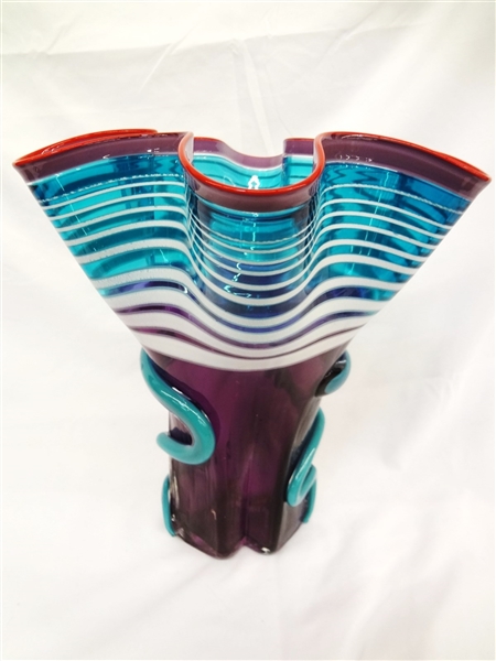 David Hershey Signed Art Glass Vase