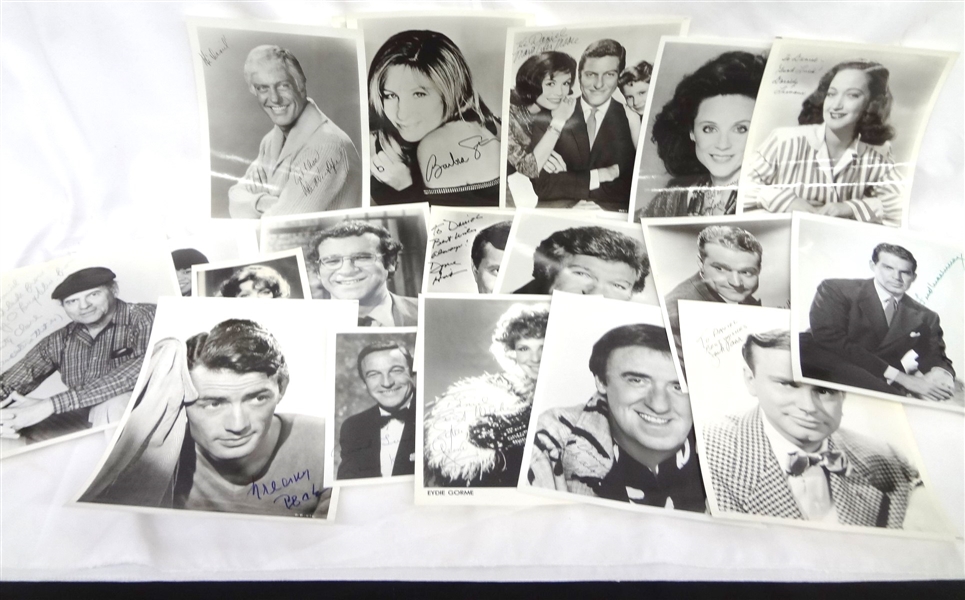 (19) Group of Hollywood Autographs