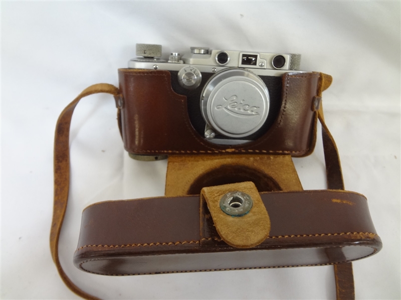 Leica IIIa Ernst Leitz Wetzlar 1936 35mm Rangfinder Camera with Original Case