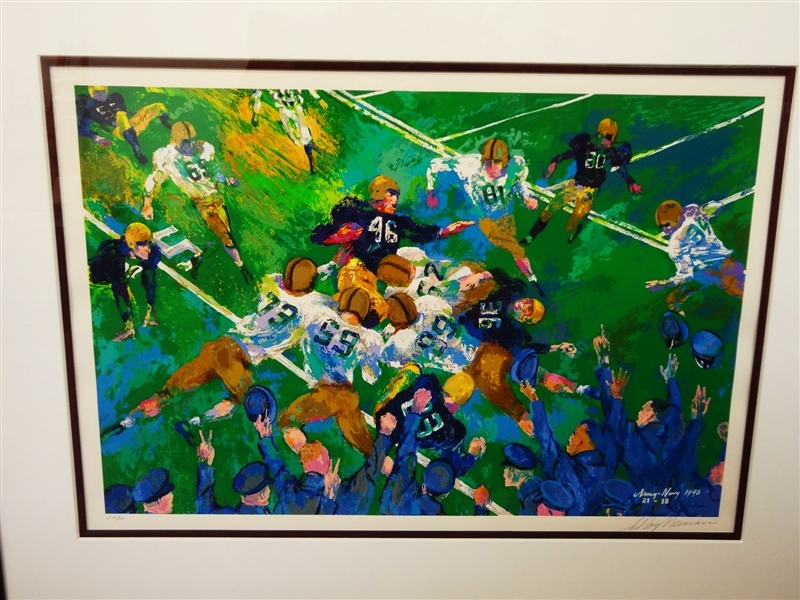 LeRoy Nieman Signed and Numbered Serigraph 279/300 "Army Navy Game"