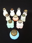 (10) EAPG and Consolidated Glass Salt Shakers 