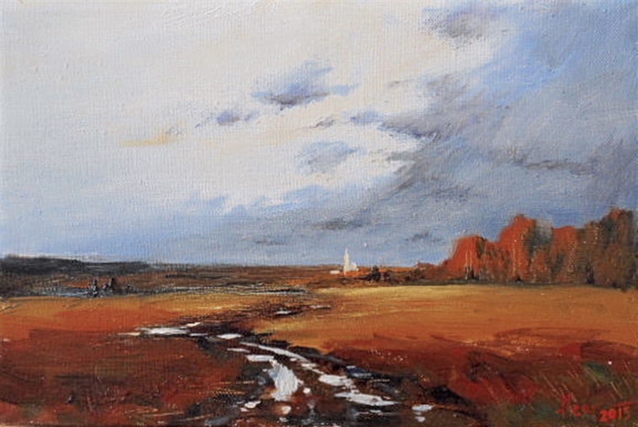 Stepan Nesterchuk (Russian 1978) Oil on Canvas "Autumn" 2015