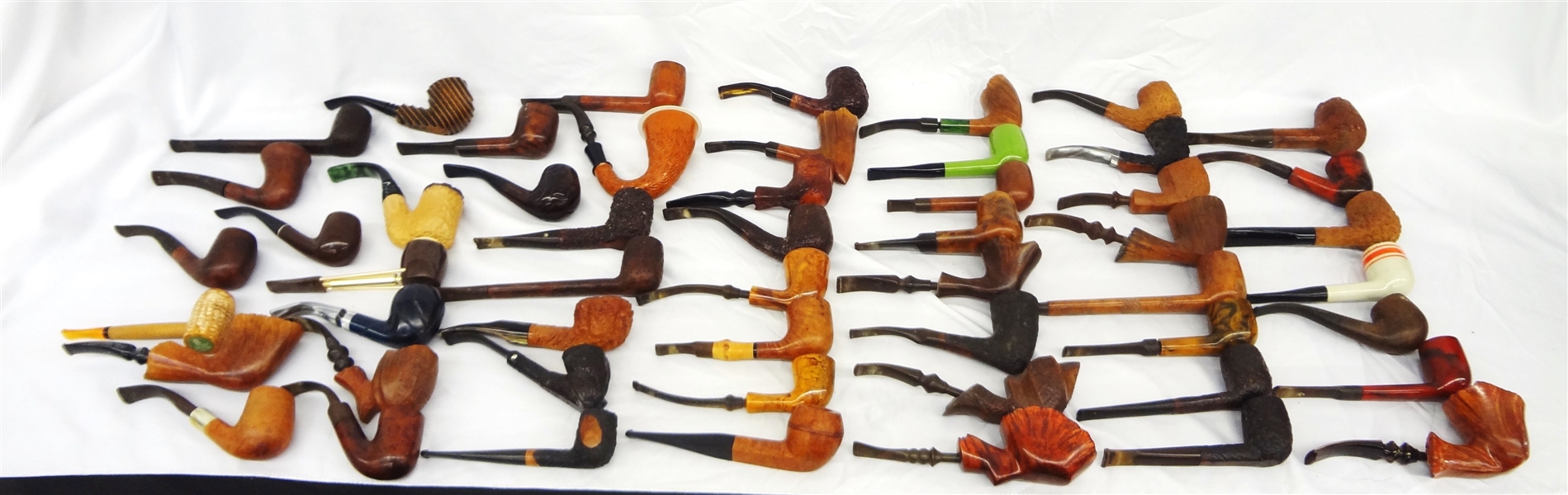(53) Smoking Pipes: Dunhill, Harcourt, GBD, Stanwell, Tinder Box, Others
