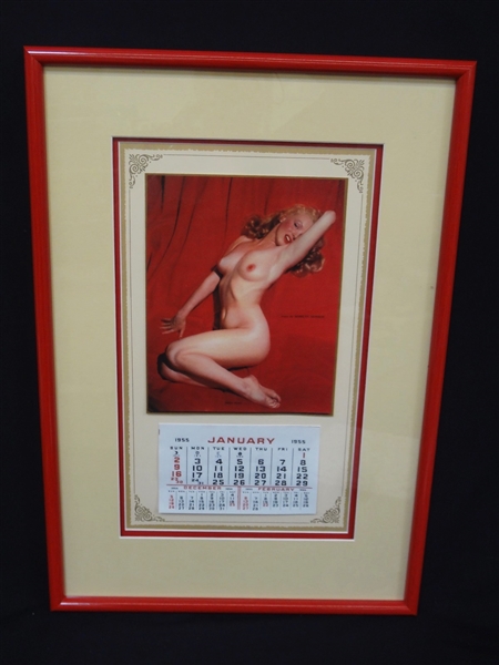 Marilyn Monroe "Golden Dreams" Nude Calendar for 1955