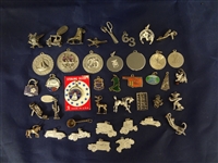 (40) Sterling Silver Charms for Bracelets