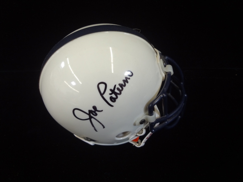 Joe Paterno Autographed Penn State Mini Helmet